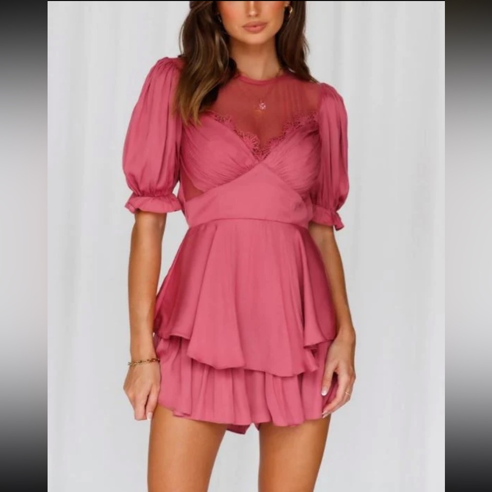 The Paris Romper in Rose